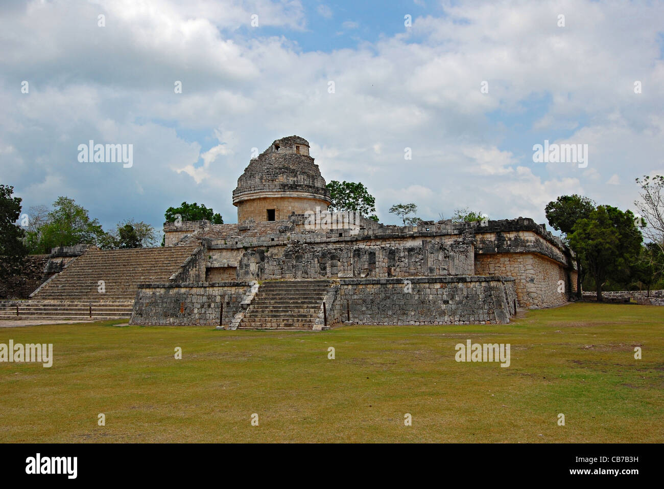 El Caracol, Chichen Itza, Mexique Banque D'Images