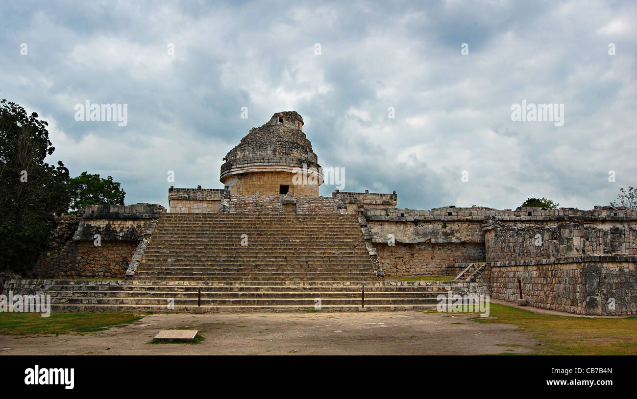 El Caracol, Chichen Itza, Mexique Banque D'Images