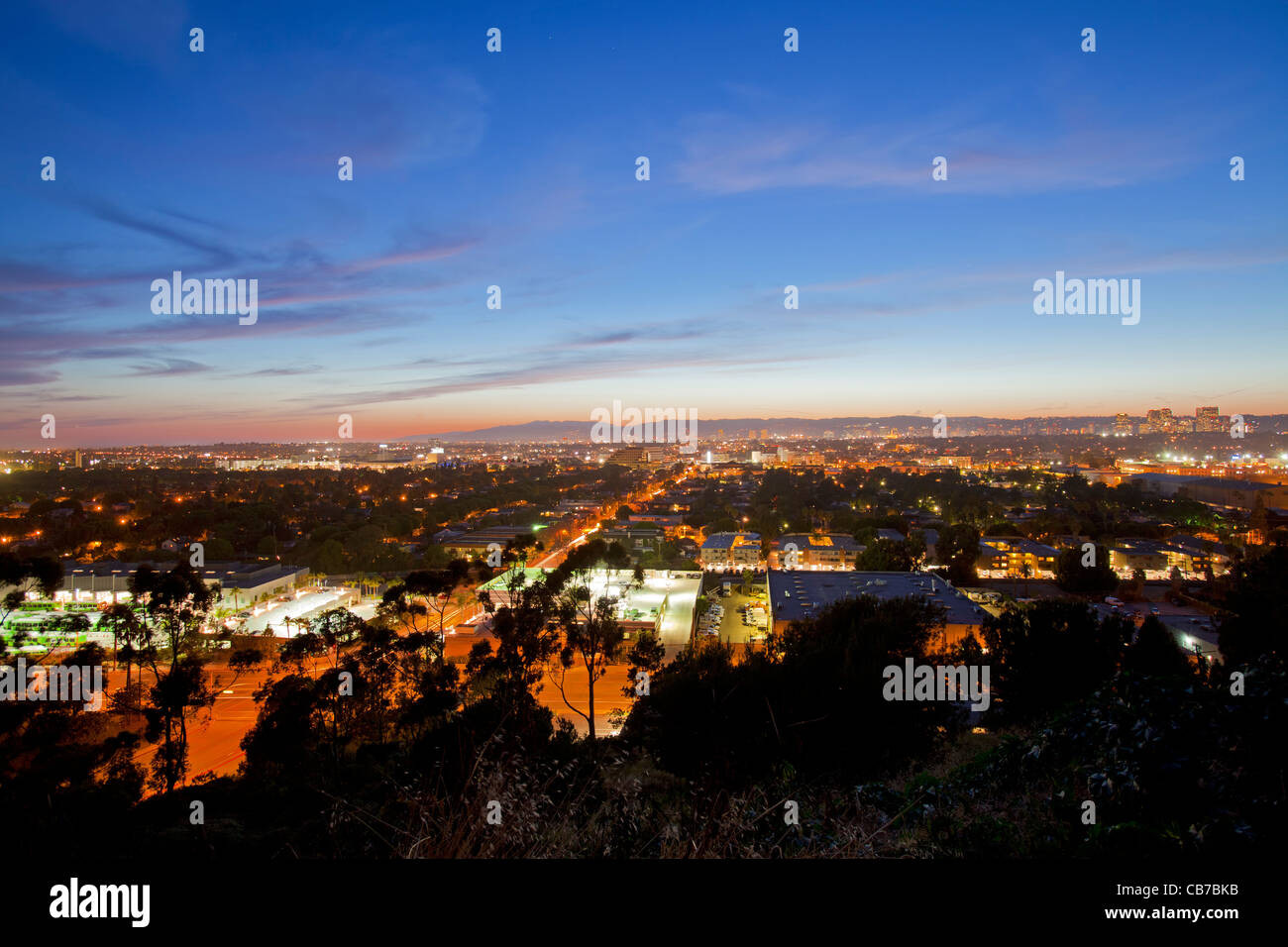 Los Angeles westside de Culver City, Californie, USA Banque D'Images