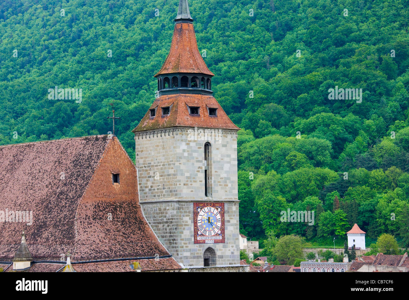 L'Église Noire, Brasov, Roumanie Banque D'Images