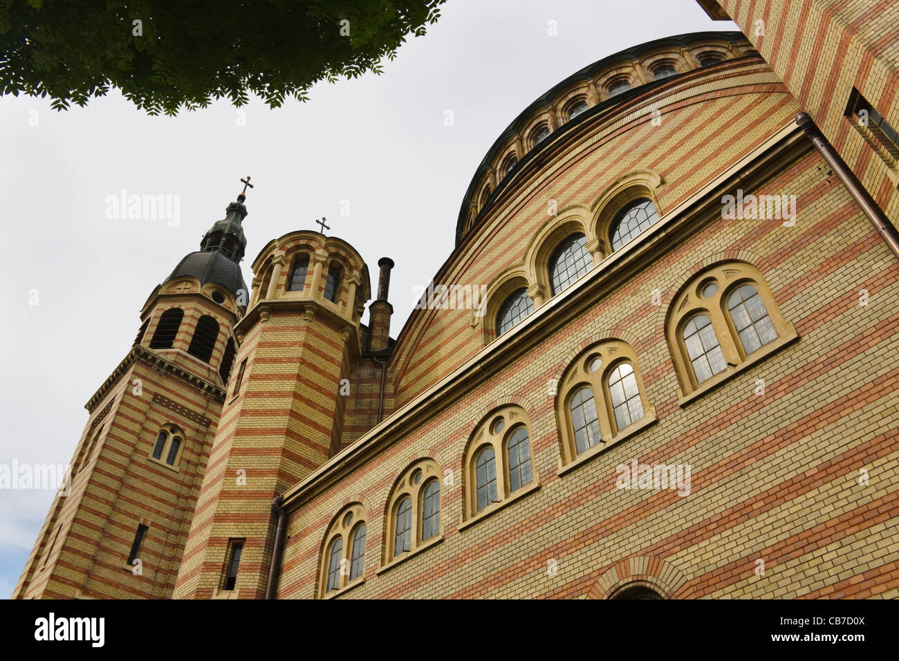 La Cathédrale Holy Trinity, Sibiu, Roumanie Banque D'Images