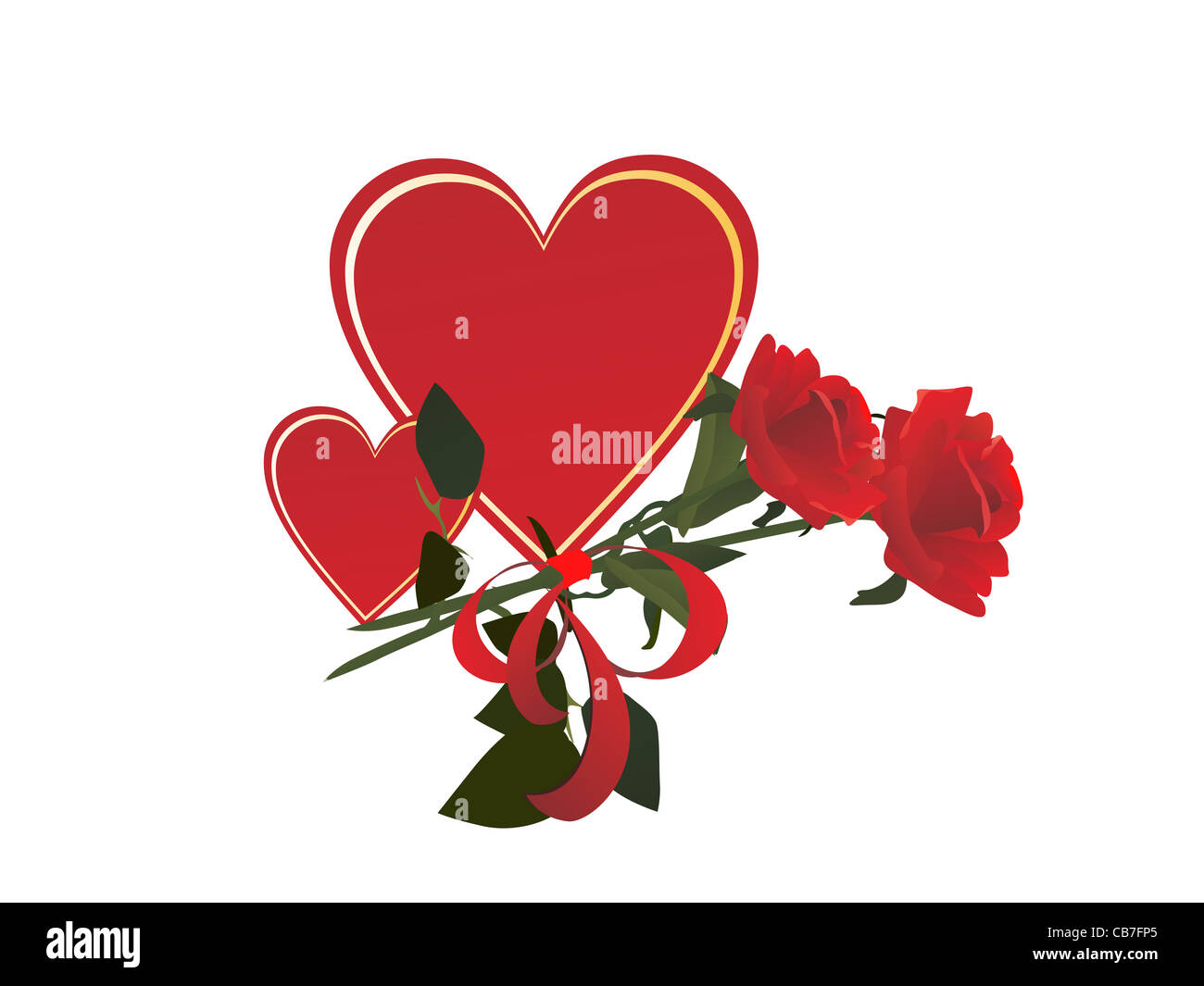 Roses romantiques Banque D'Images