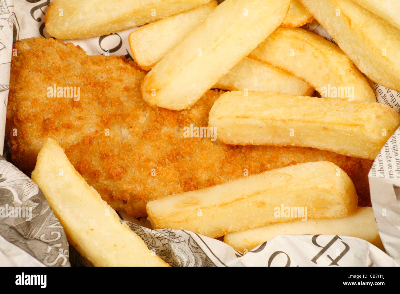 Fish and Chips Banque D'Images