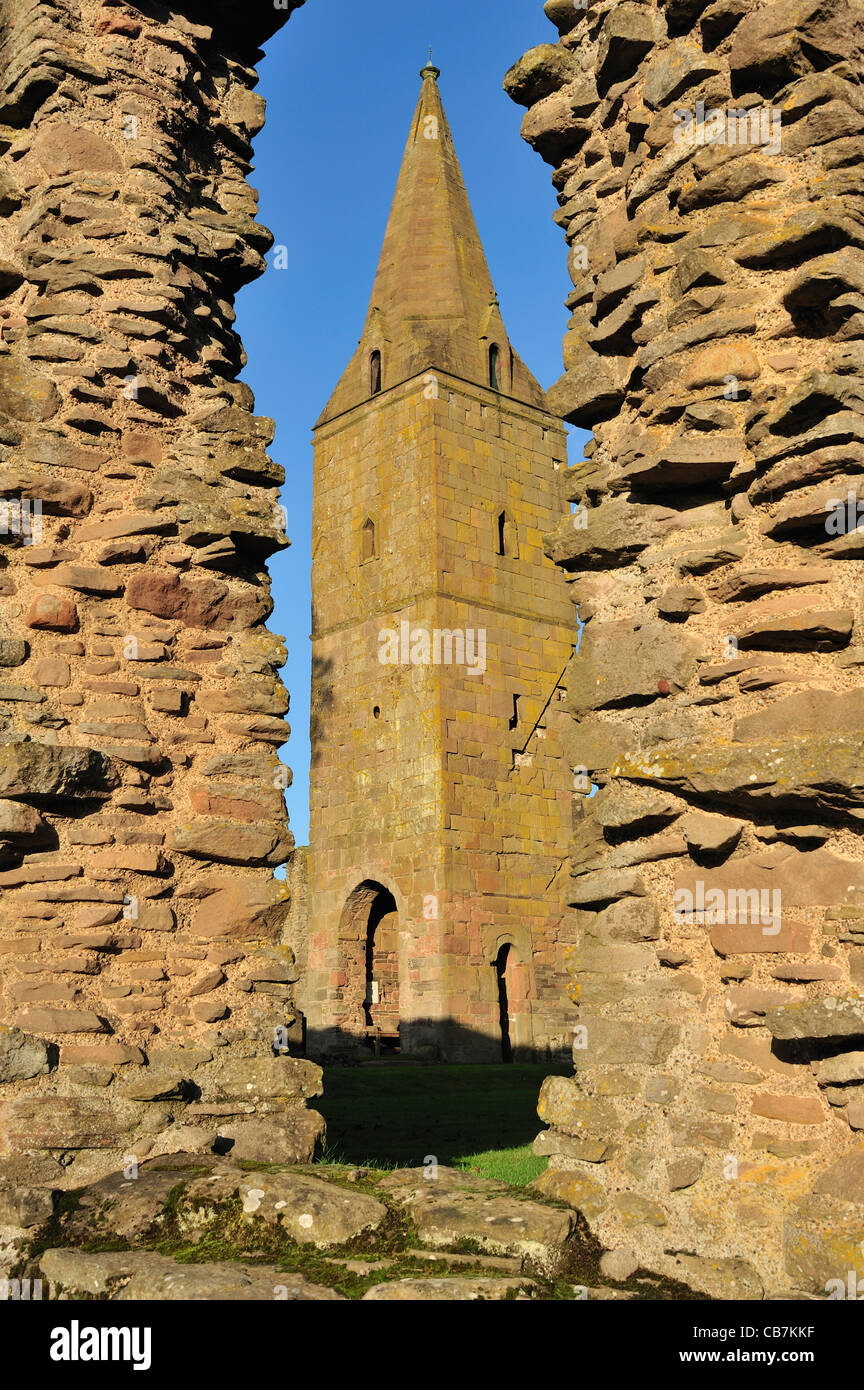 Abbaye de Restenneth, près de Forfar, Angus, Scotland, UK Banque D'Images