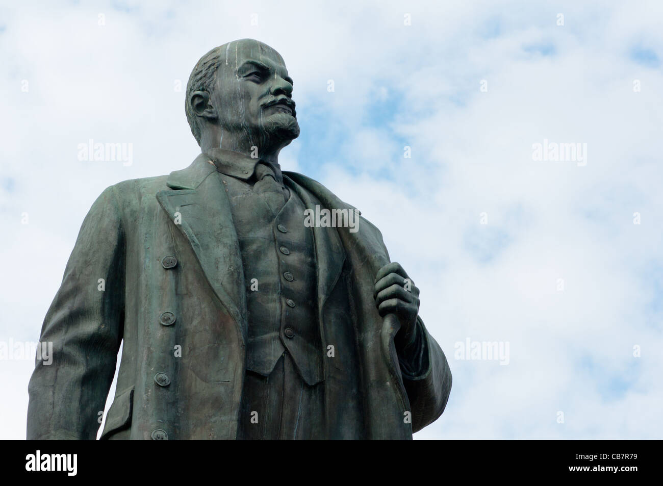 Statue de Lénine à Yalta, Crimée, Ukraine. Banque D'Images