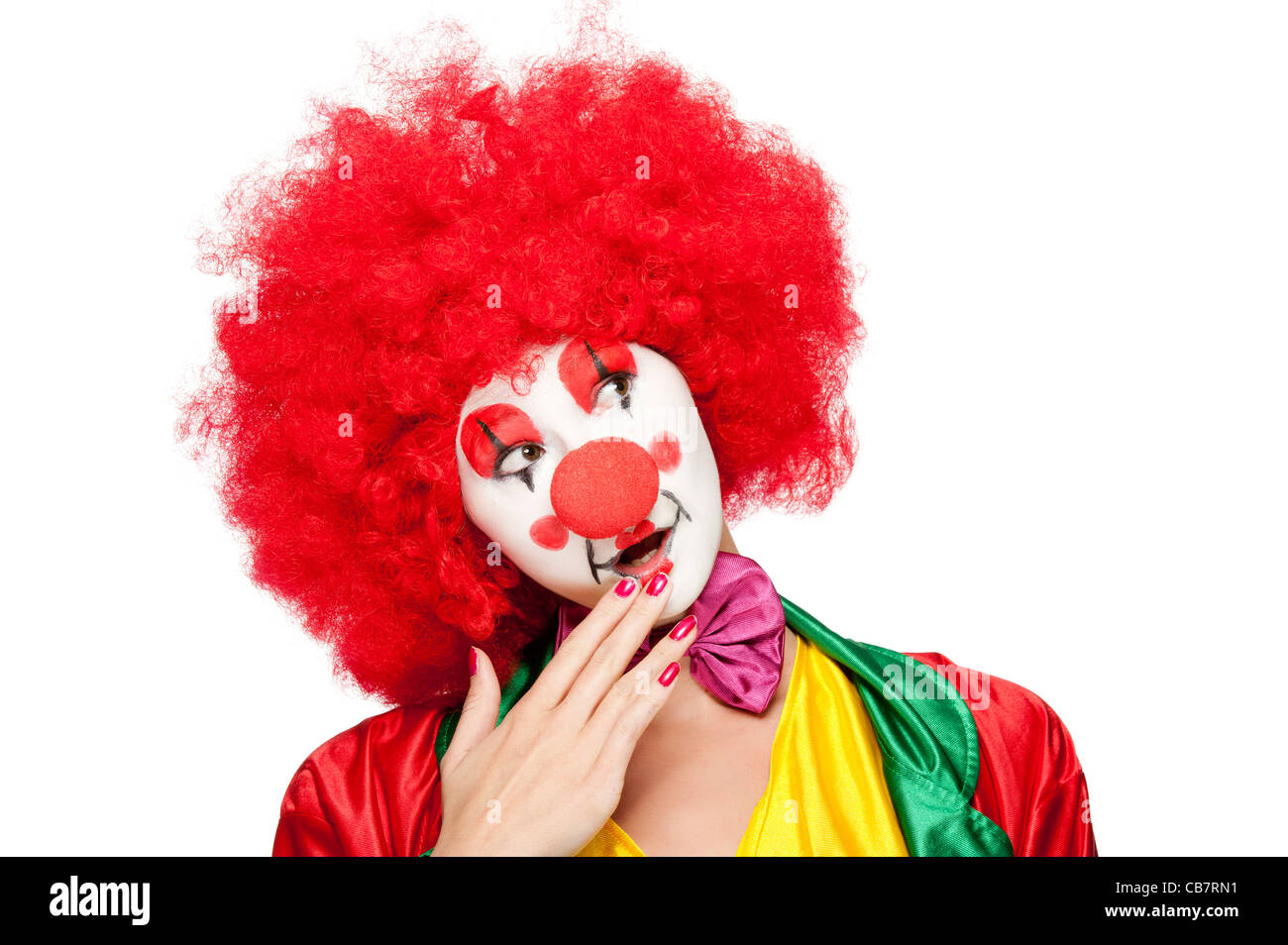 clown drôle Banque D'Images