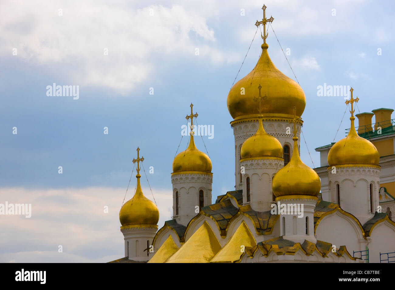 Cathédrale de l'Assomption au Kremlin, Moscou, Russie Banque D'Images
