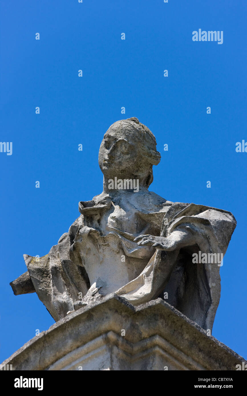 Statue de Saint George Cathédrale, Lviv, Ukraine Banque D'Images