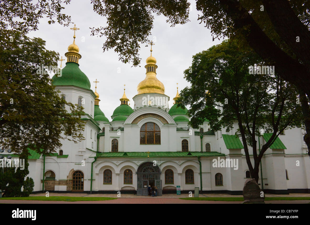 Cathédrale Sainte-Sophie, Kiev, Ukraine Banque D'Images