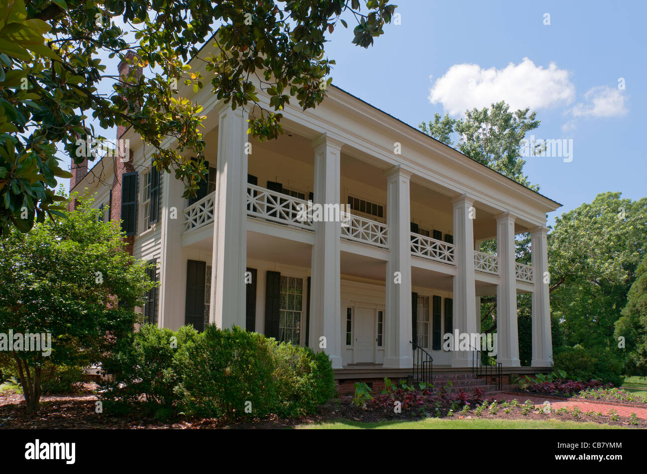 Alabama, Birmingham, Birmingham, Arlington's dernière renaissance grecque antebellum home, vers 1840 Banque D'Images