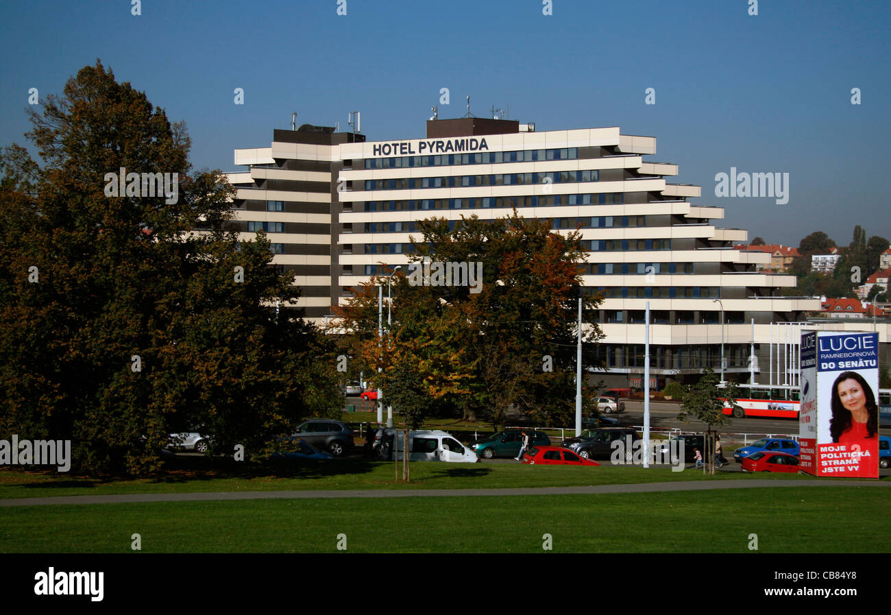 Prague, Ariane, hôtel Pyramida, bâtiment (CTK Photo/Marketa Hofmanova) Banque D'Images