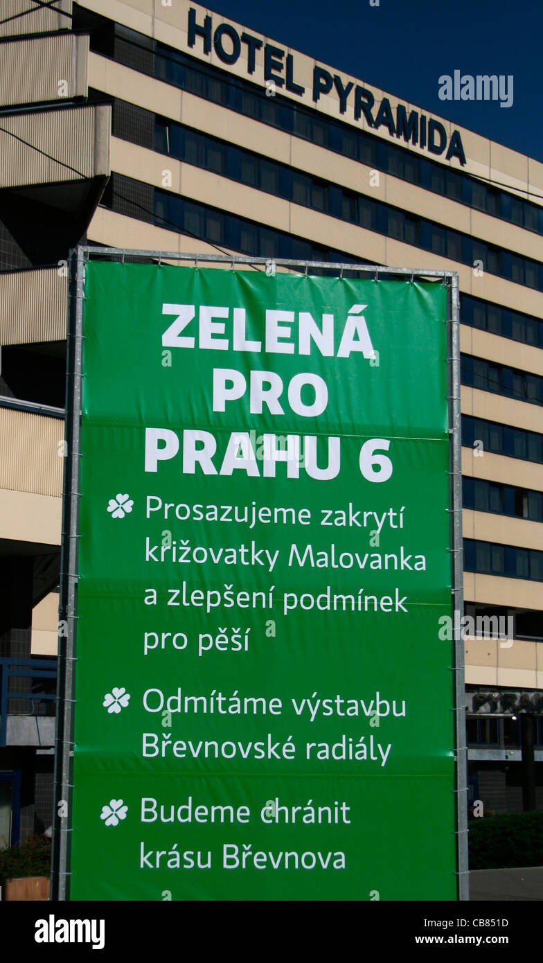 Prague, Ariane, hôtel Pyramida, bâtiment (CTK Photo/Marketa Hofmanova) Banque D'Images