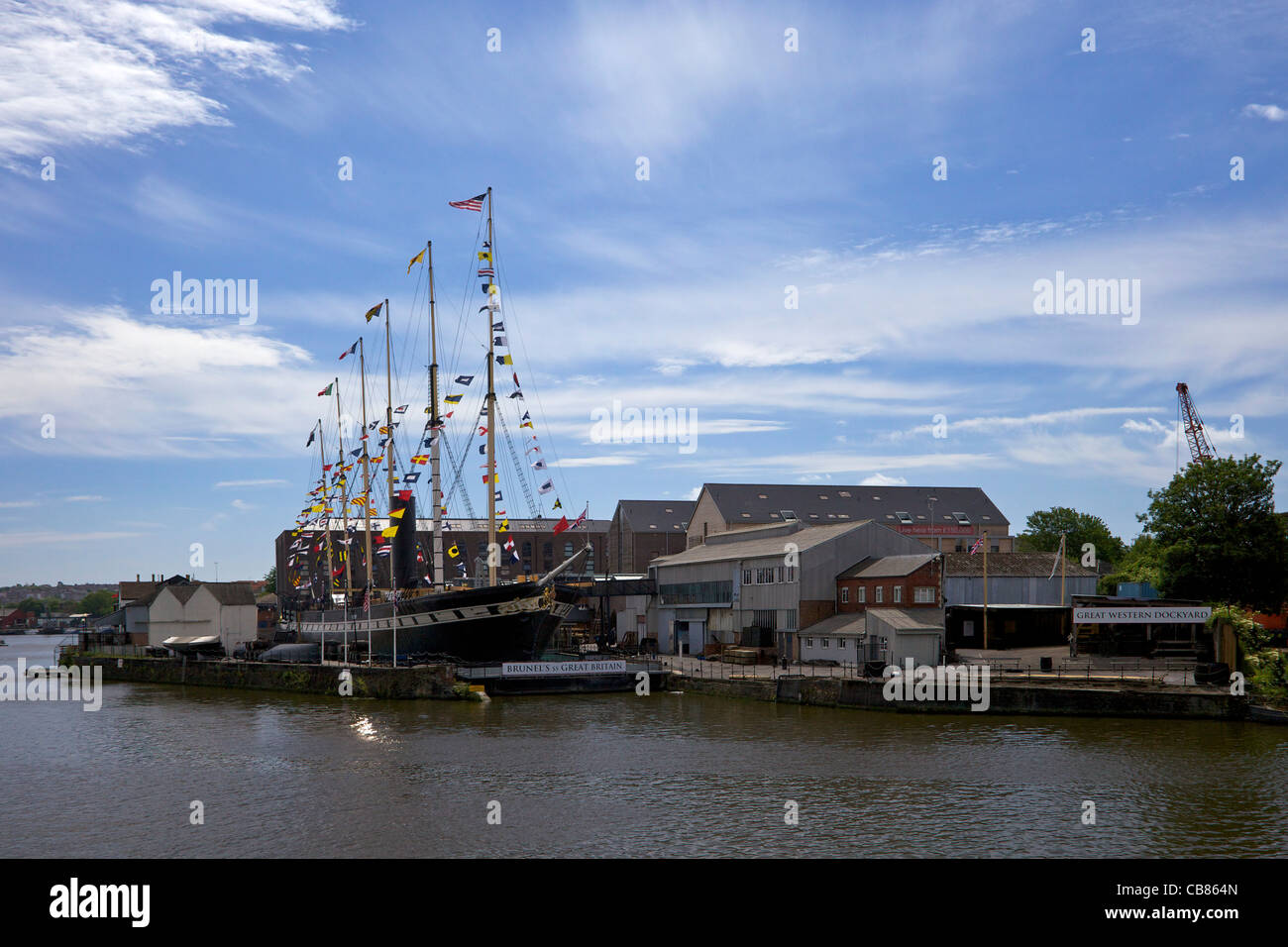 Brunel's SS Great Britain, Great Western Dockyard, quais, Bristol, Angleterre, Royaume-Uni, GO, Grande-Bretagne, Îles britanniques Banque D'Images