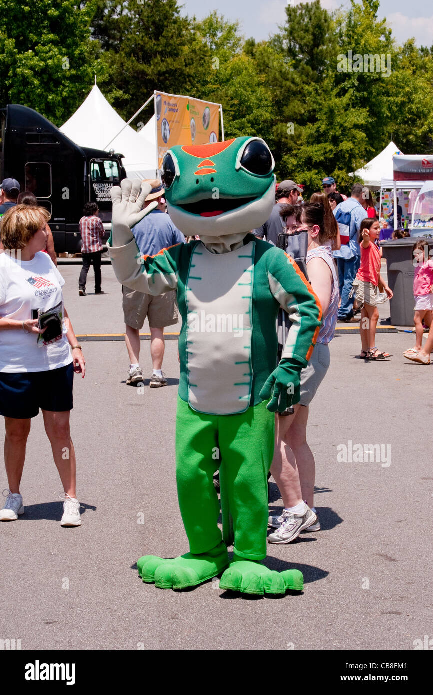 Geico Publicité Gecko Banque D'Images