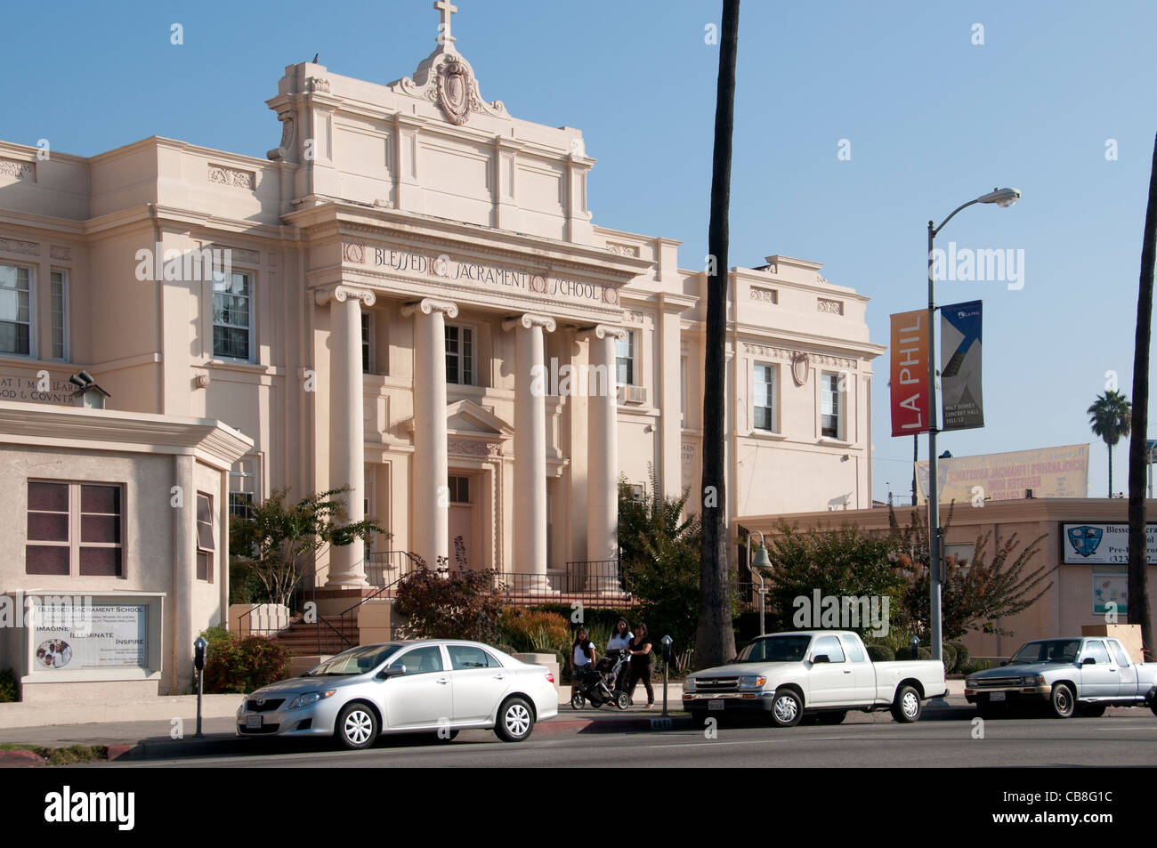 Sunset Boulevard, Beverly Hills, Los Angeles, États-Unis Banque D'Images