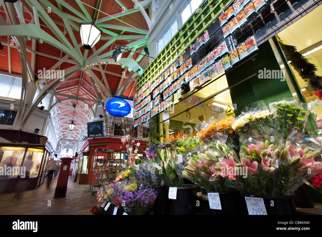 Marché couvert, Oxford, UK Banque D'Images