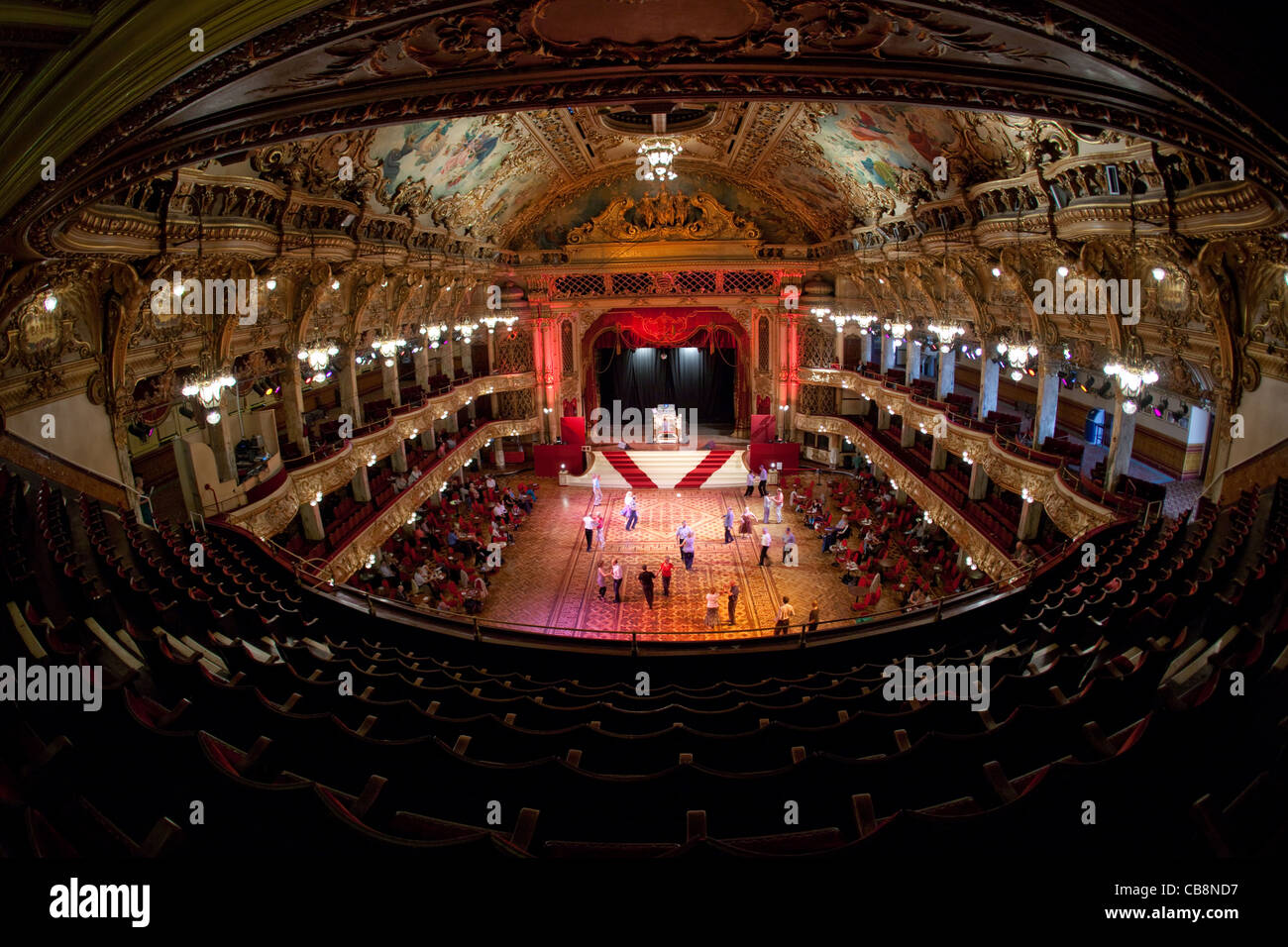 Blackpool Tower Ball Room Banque D'Images