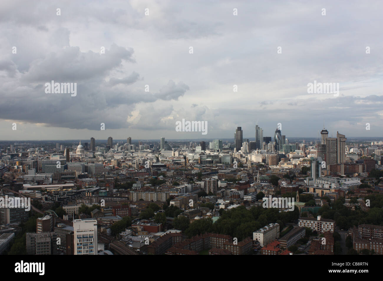 Square Mile de haut de strates SE1 Banque D'Images