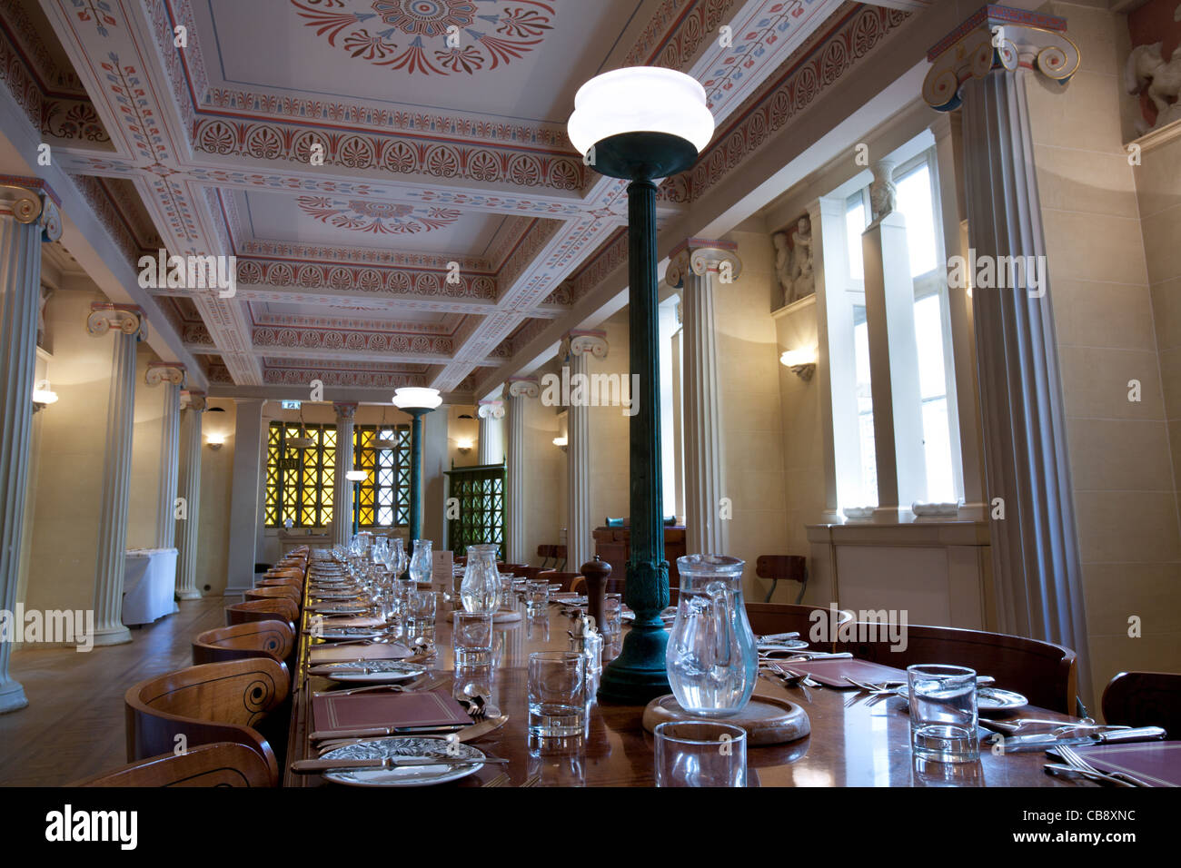 Dîner du professeur Hall, Gonville & Caius College, Cambridge Banque D'Images