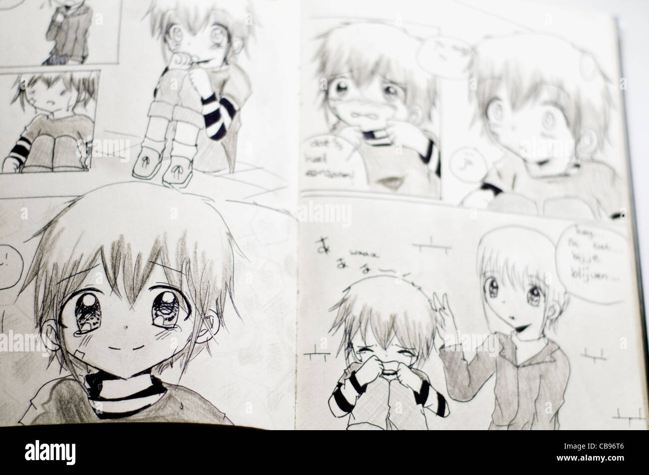 Oeuvre De Manga Banque D Image Et Photos Alamy