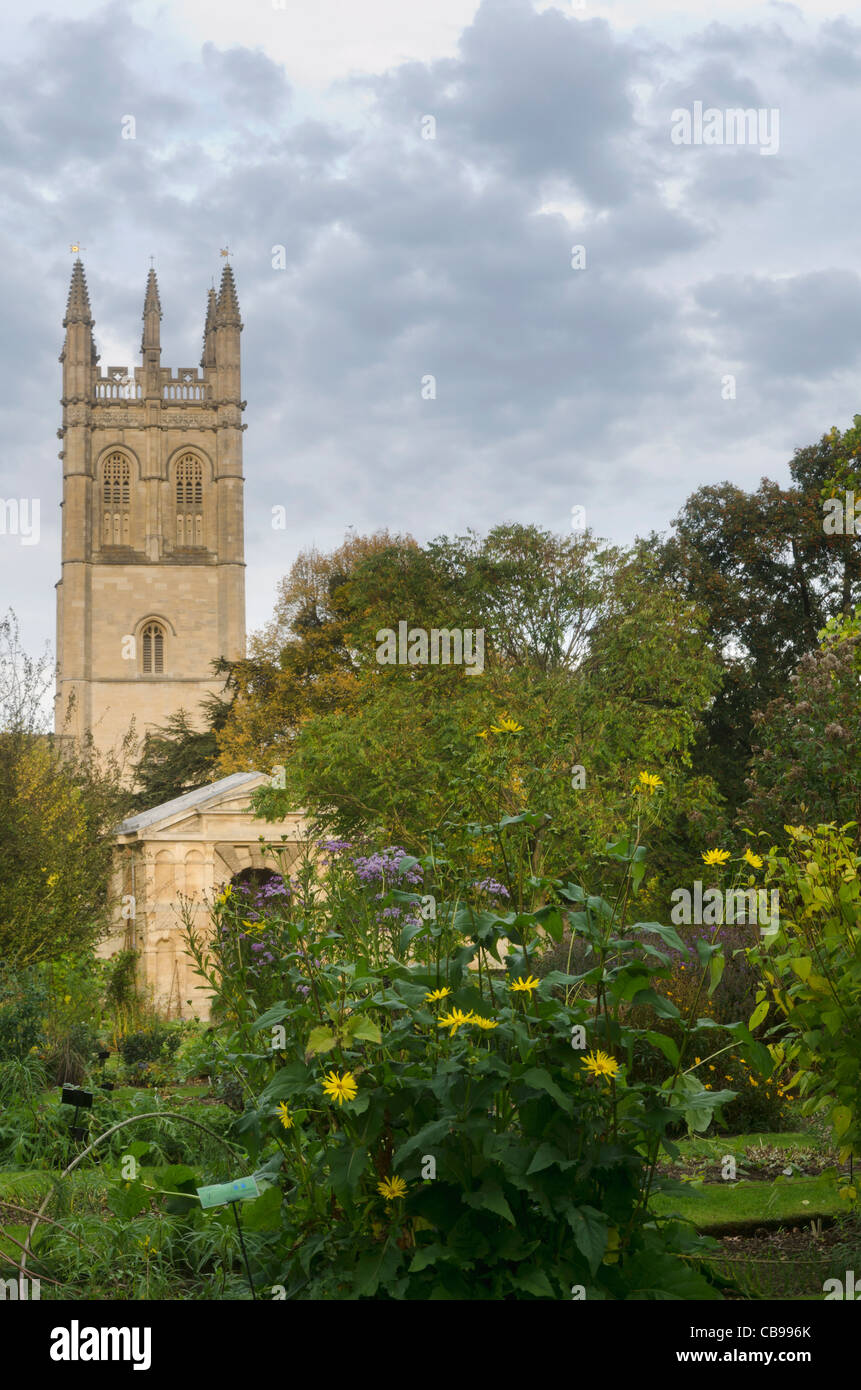 Une autre vue d'Oxford, du jardin botanique Banque D'Images