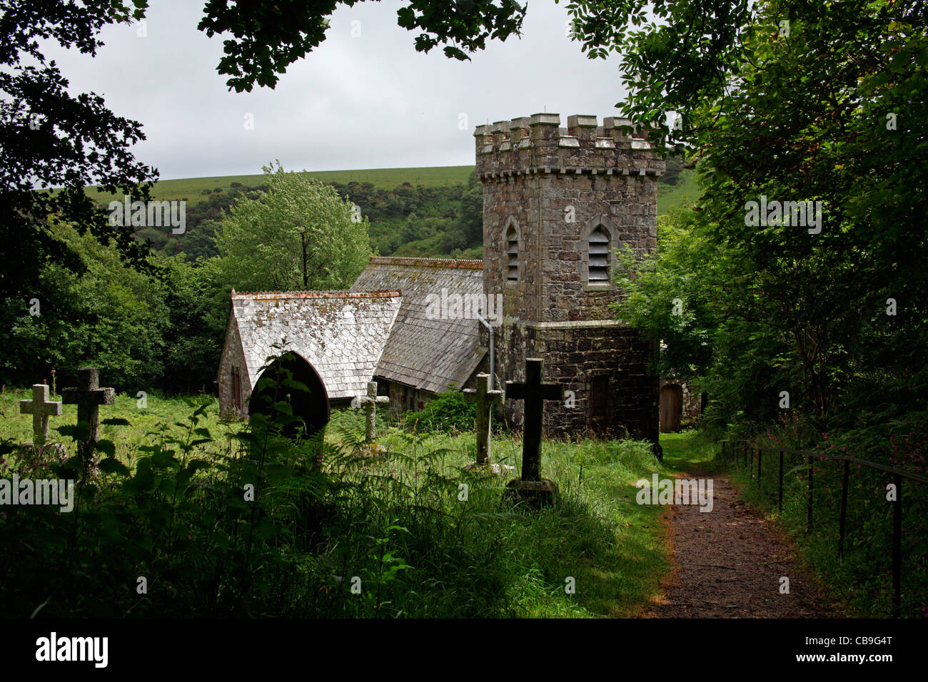 Temple Church, Bodmin Moor, Cornwall, Angleterre Banque D'Images