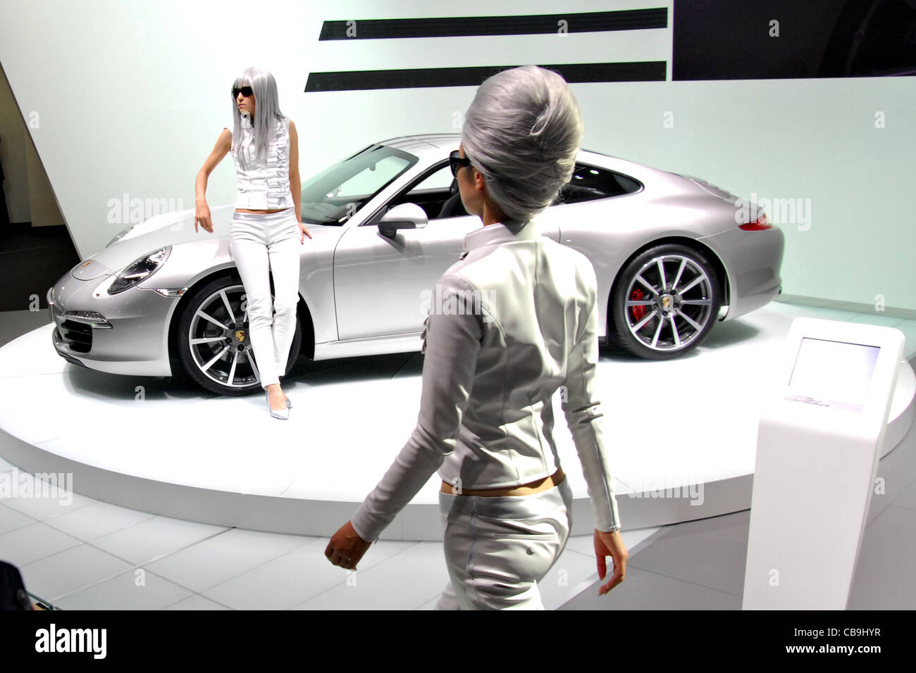 Porsche 911 au Tokyo Motor Show, 2011, Banque D'Images