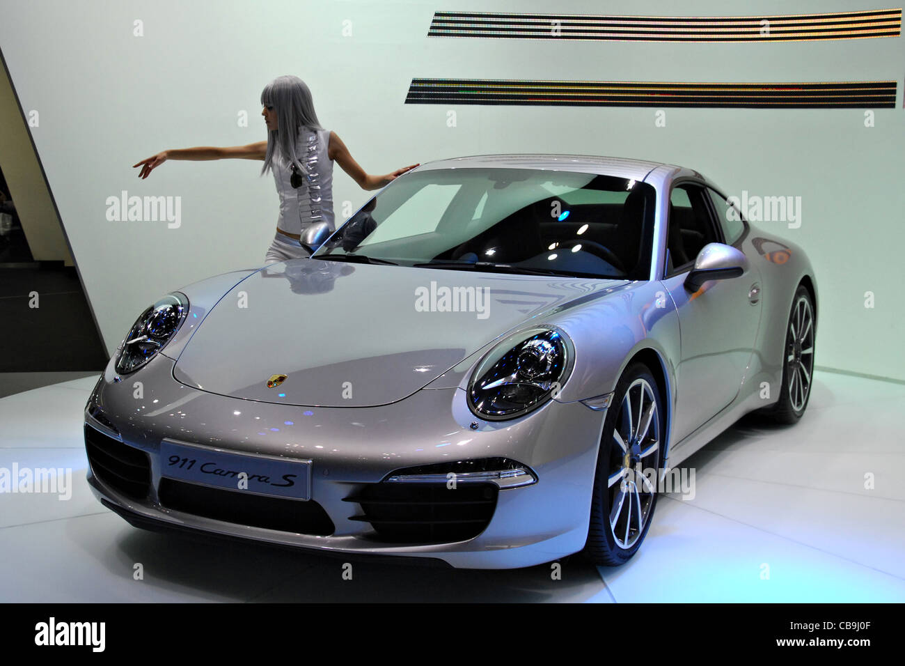 Porsche 911 au Tokyo Motor Show, 2011, Banque D'Images