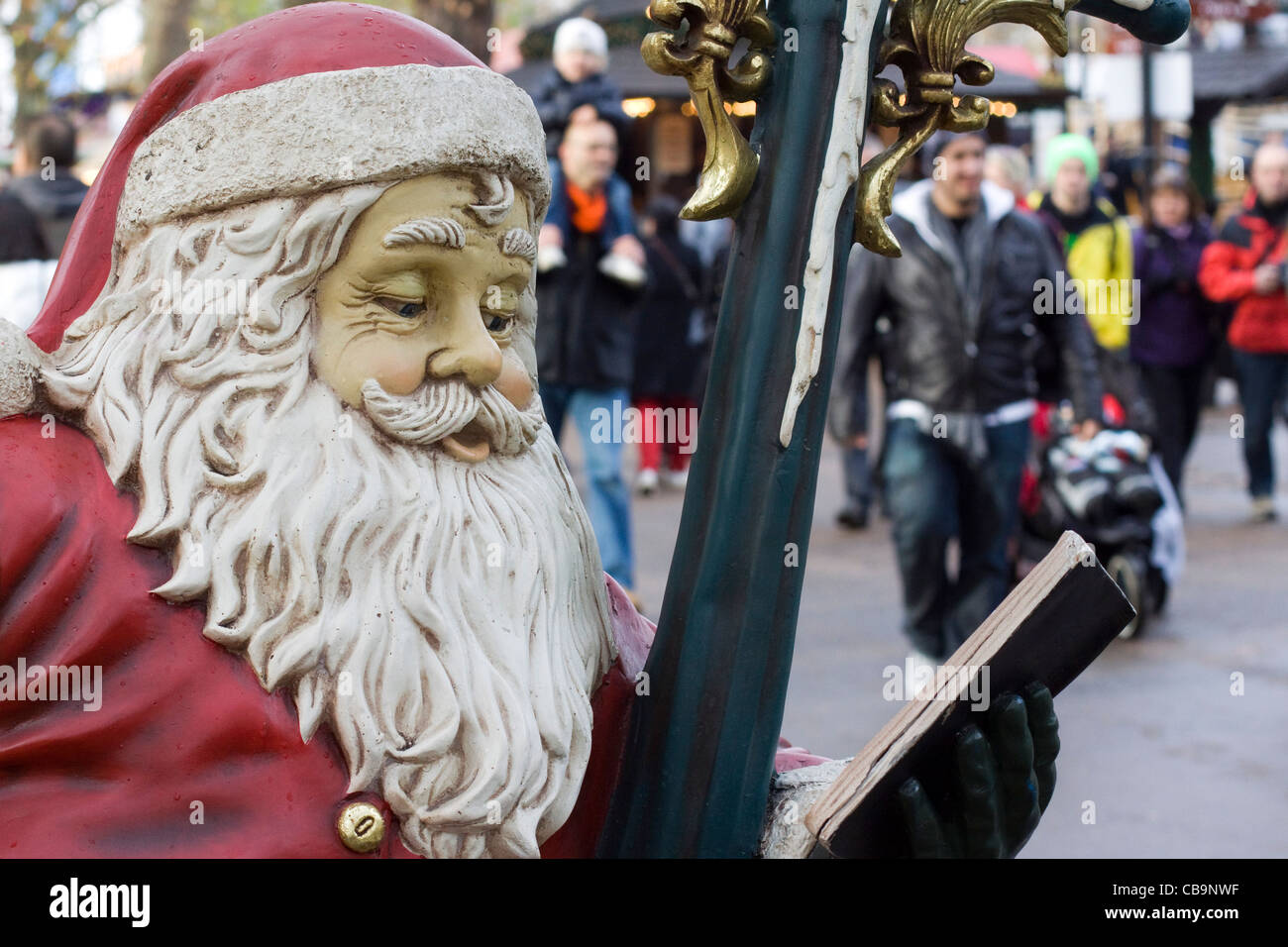 Statue de Santa Claus Banque D'Images