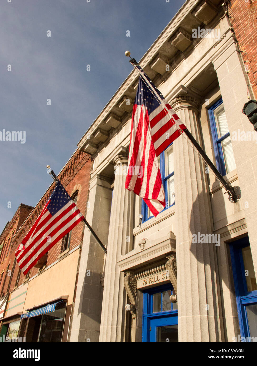 Main Street, Seneca Falls, NY USA. Banque D'Images