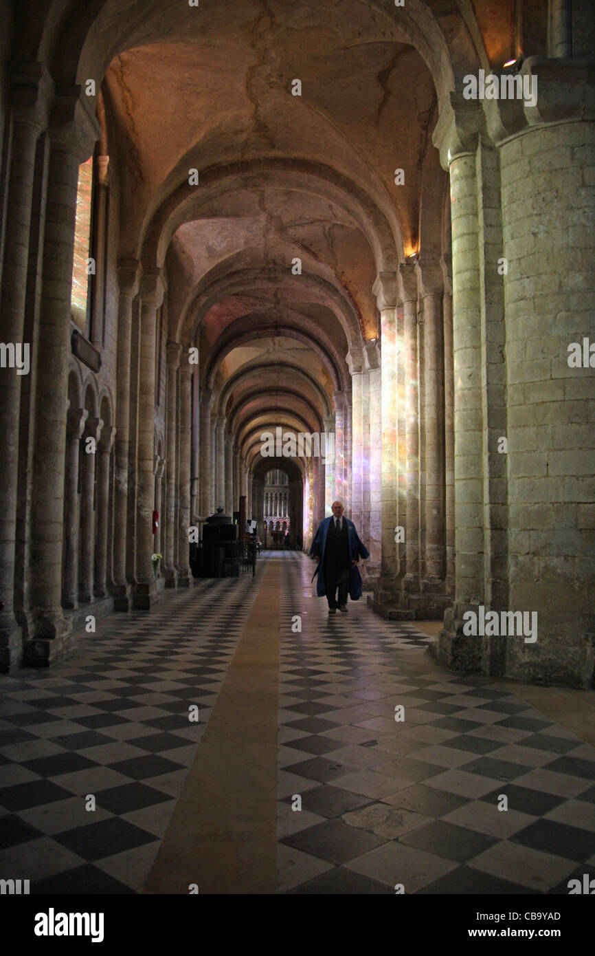 Cathédrale d'Ely dans le Cambridgeshire, Angleterre Banque D'Images