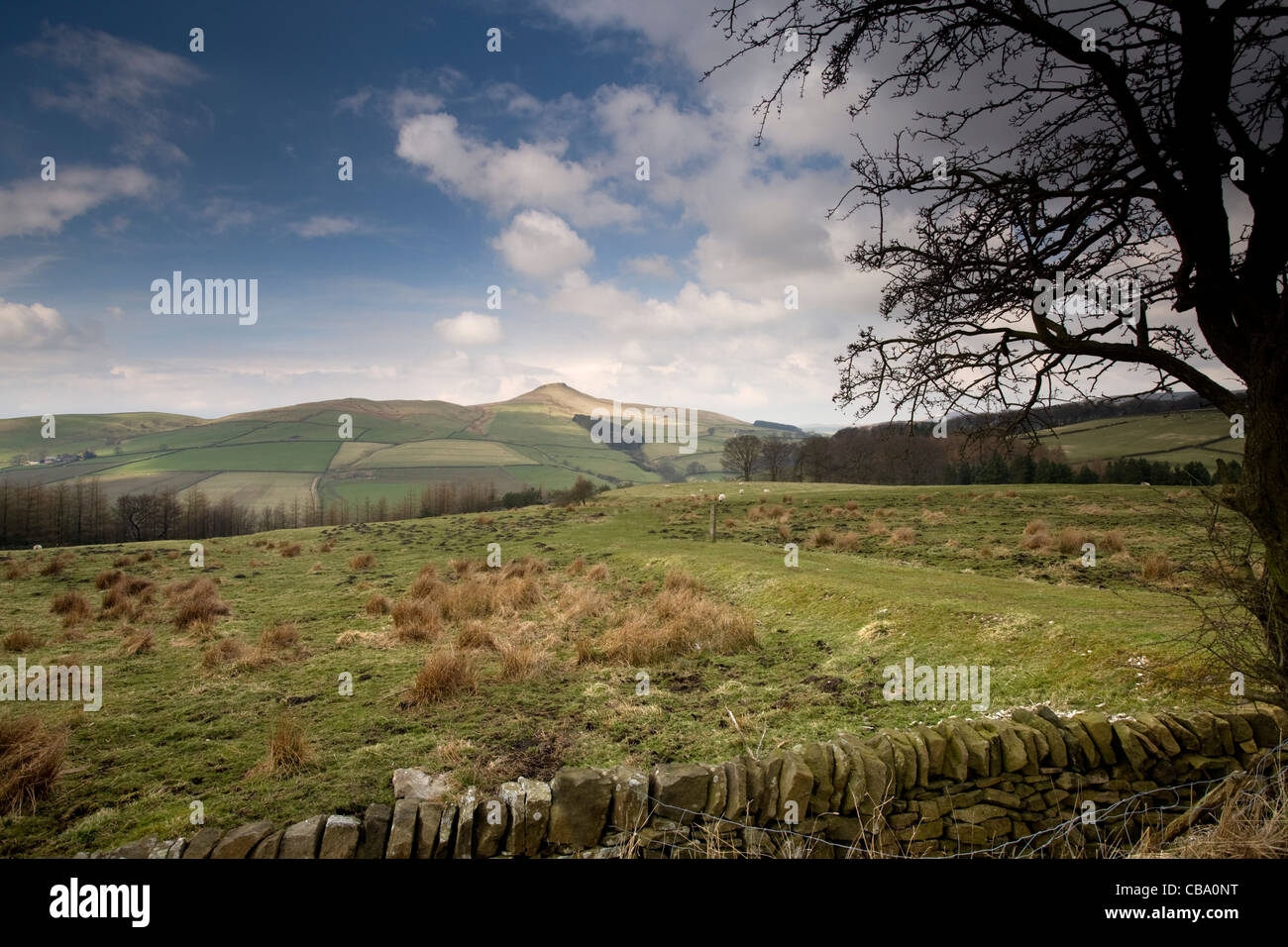 Paysage vallonné Lake District Banque D'Images