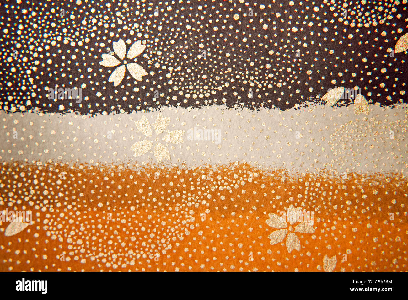 Motif floral abstrait Banque D'Images