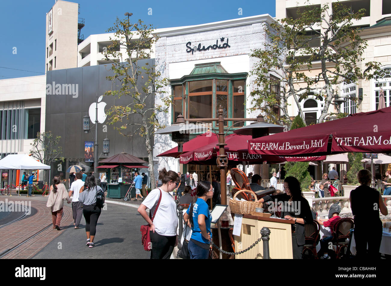 Le Grove Farmers Market retail entertainment shopping mall Los Angeles California United States Banque D'Images