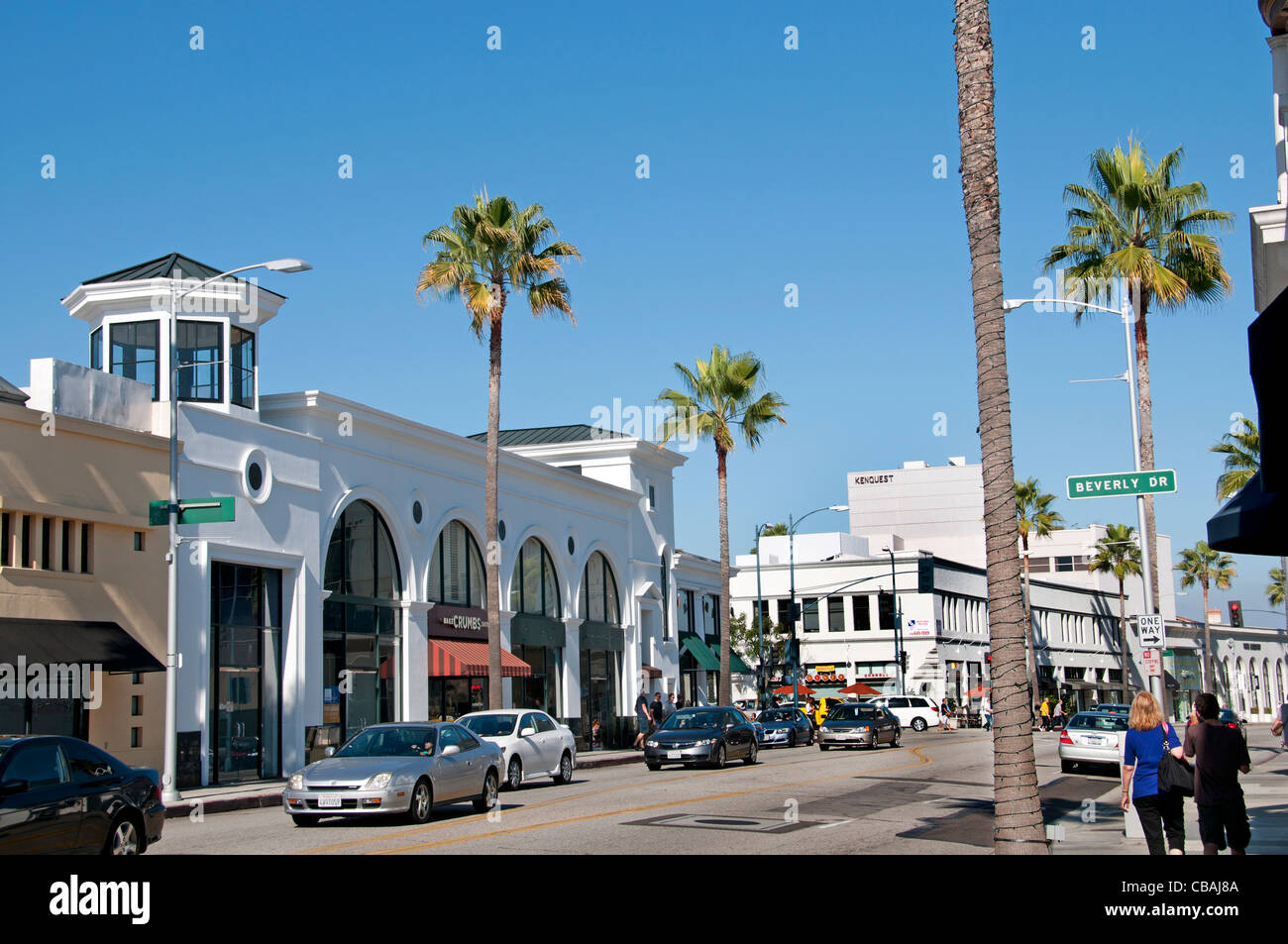 Boutiques boutiques de Rodeo Drive à Beverly Hills, Los Angeles California United States Banque D'Images