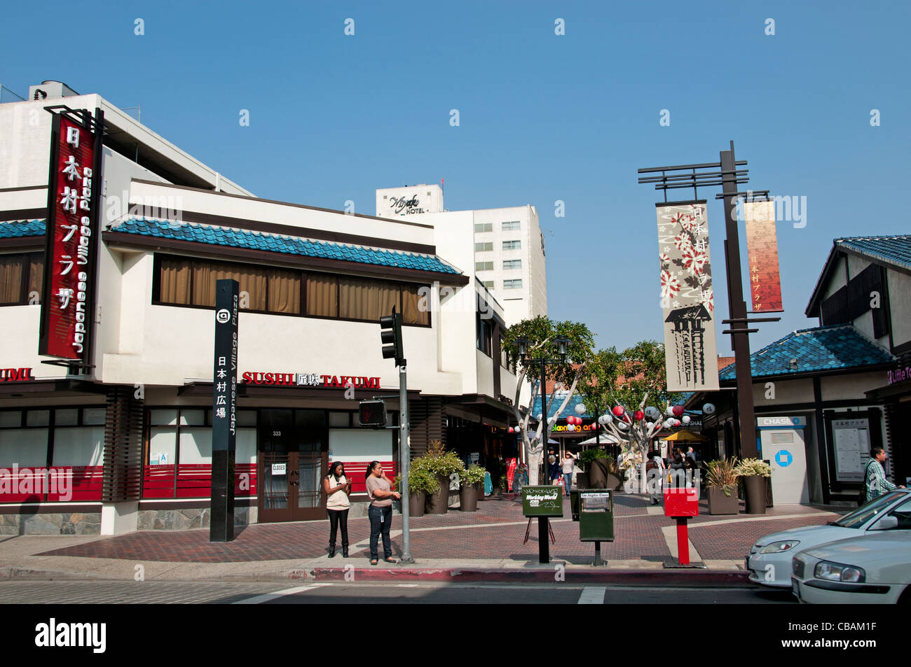Little Tokyo Japon Centre Ville Los Angeles United States Banque D'Images