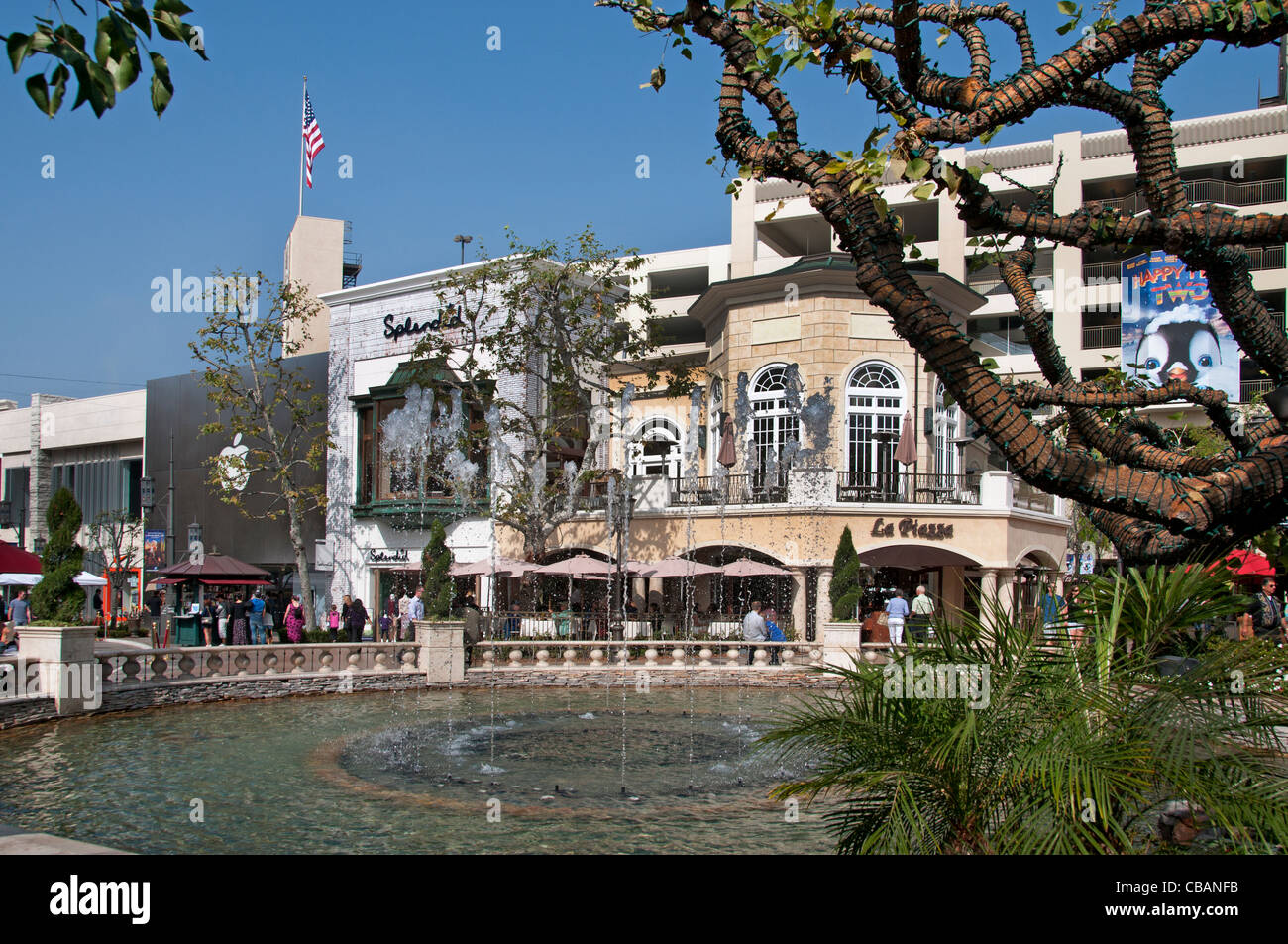 Le Grove Farmers Market retail entertainment shopping mall Los Angeles California United States Banque D'Images