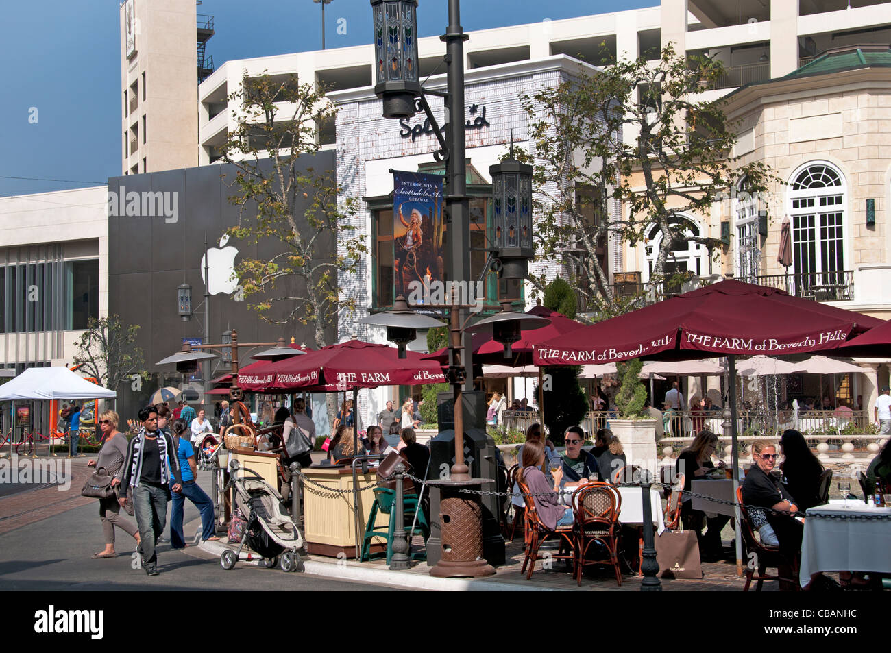 Le Grove Farmers Market retail entertainment shopping mall Los Angeles California United States Banque D'Images