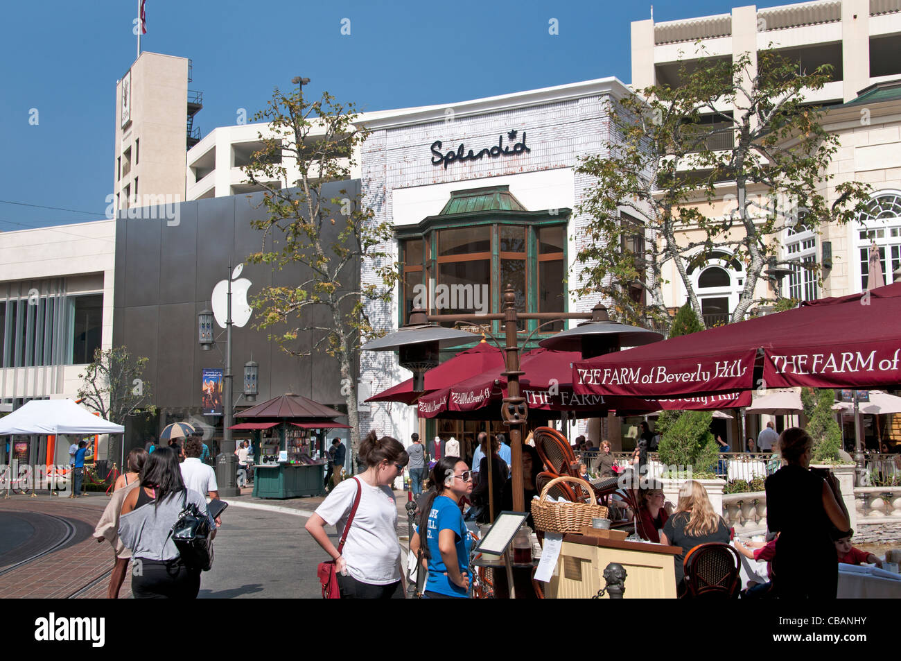 Le Grove Farmers Market retail entertainment shopping mall Los Angeles California United States Banque D'Images