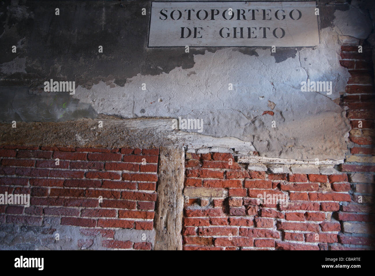 Campo de Ghetto Nuovo (Campo De Gheto Novo), Juif Getto, Venise, Italie Banque D'Images