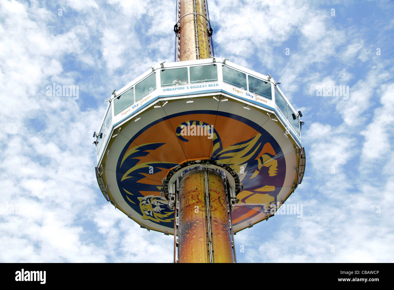 Tiger Sky Tower - Sentosa Banque D'Images