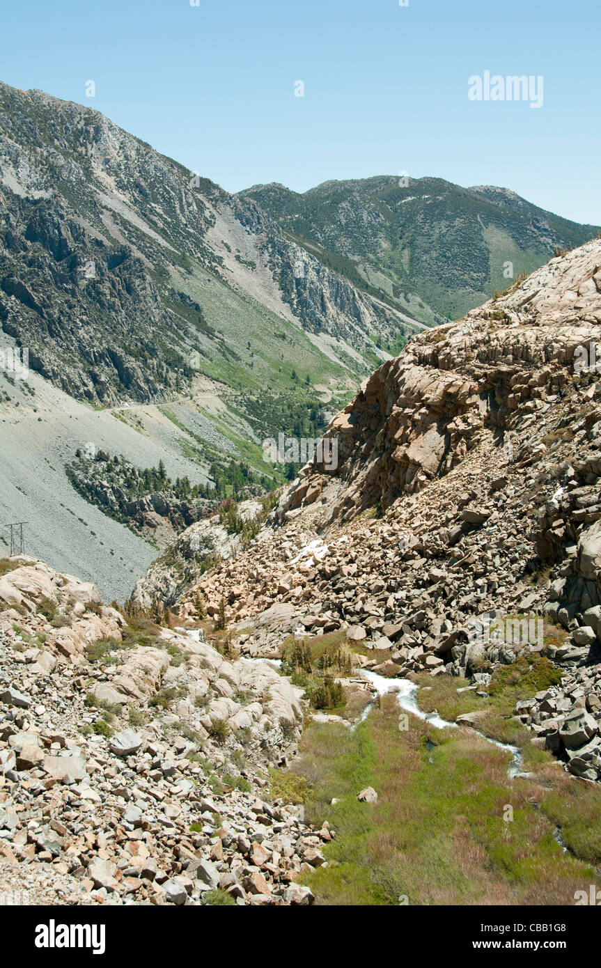 Gibbs Canyon près de Lee Vining, Yosemite National Park, California, USA. Photo copyright Lee Foster. Photo #  Californie120921 Banque D'Images