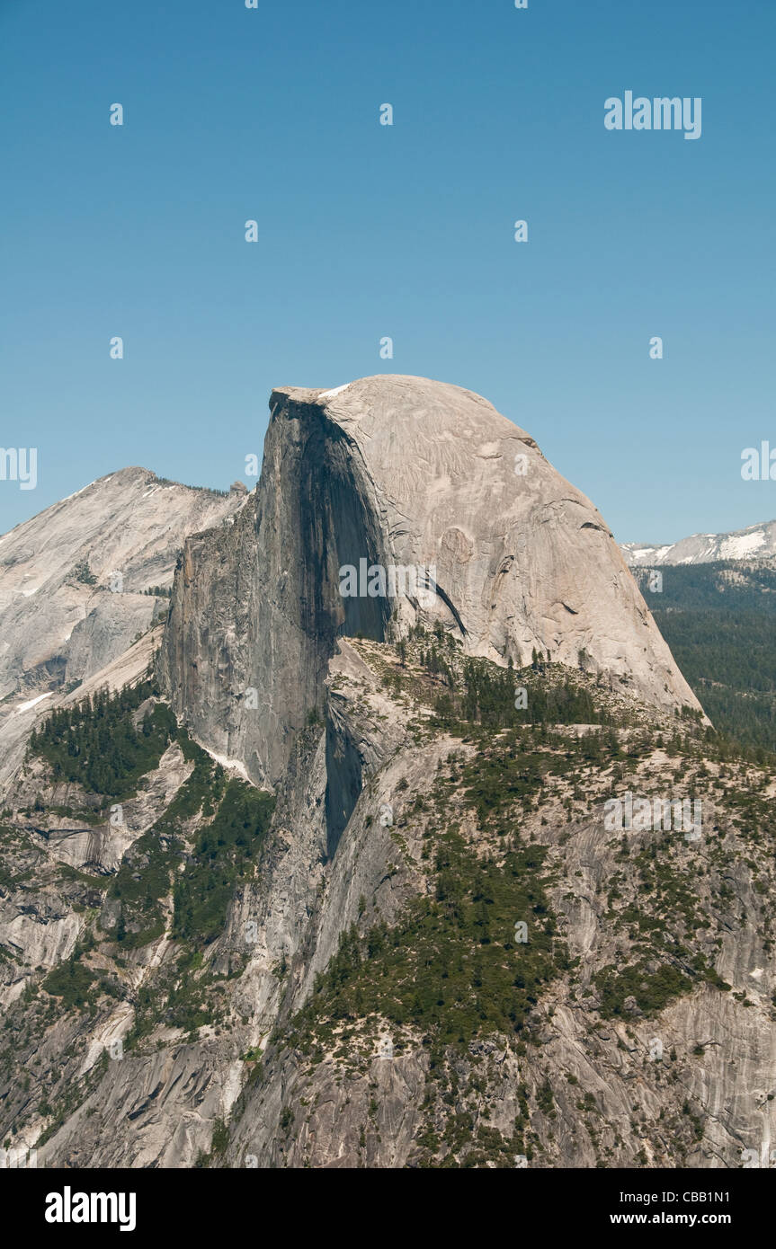Demi Dôme, de Glacier Point, Yosemite National Park, California, USA. Photo copyright Lee Foster. Photo # Californie121308 Banque D'Images