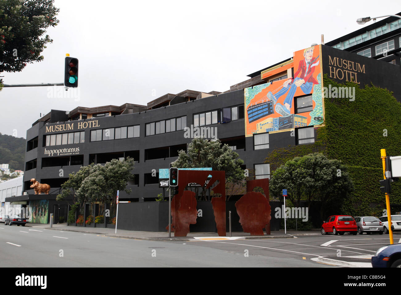 Museum Hotel, Wellington, Île du Nord, Nouvelle-Zélande Banque D'Images