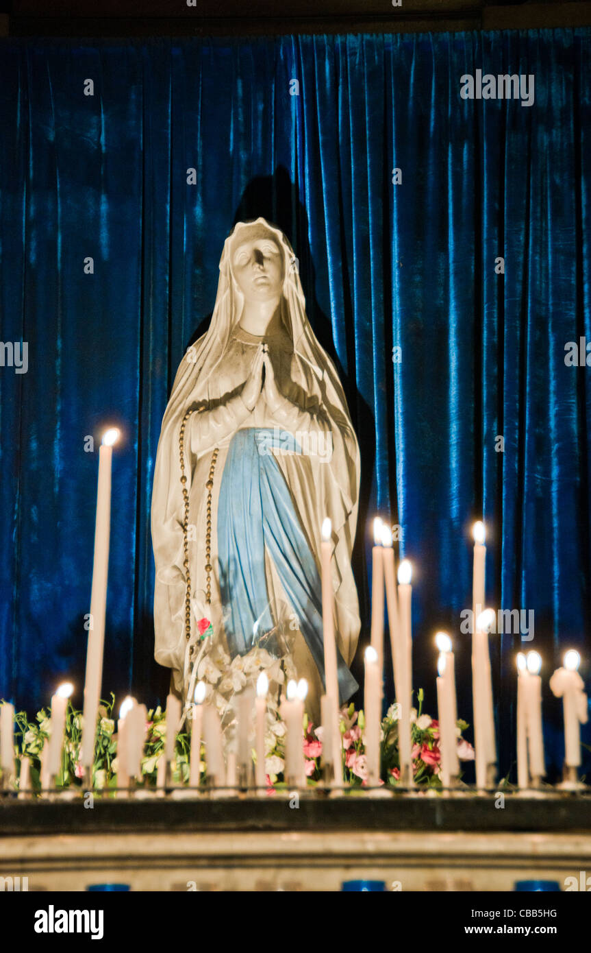 La vierge Marie Magdaleine Madeleine Church Paris France Banque D'Images