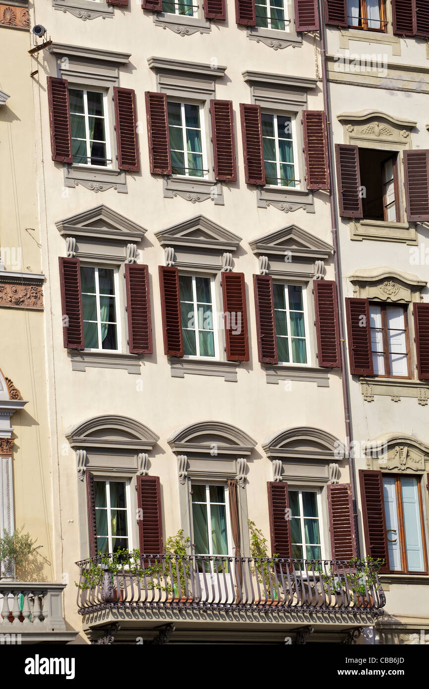 Immeuble à appartements de Florence Banque D'Images