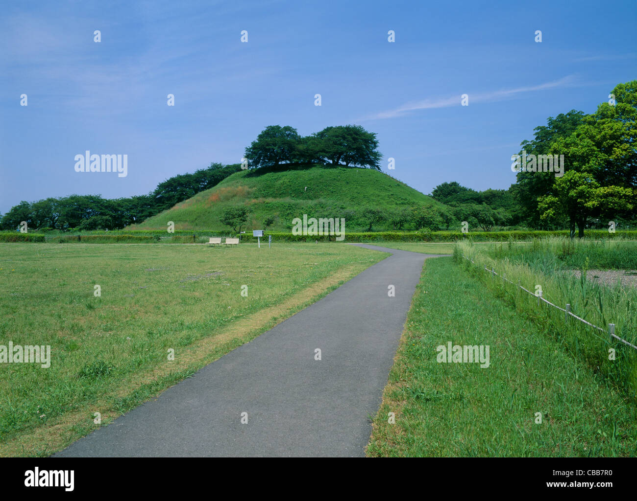 Tombes anciennes, Sakitama Gyoda, Saitama, Japon Banque D'Images