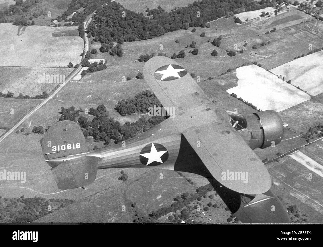 Hêtre UC43 traveler échelonner les avions de l'USAAF WW11 Banque D'Images