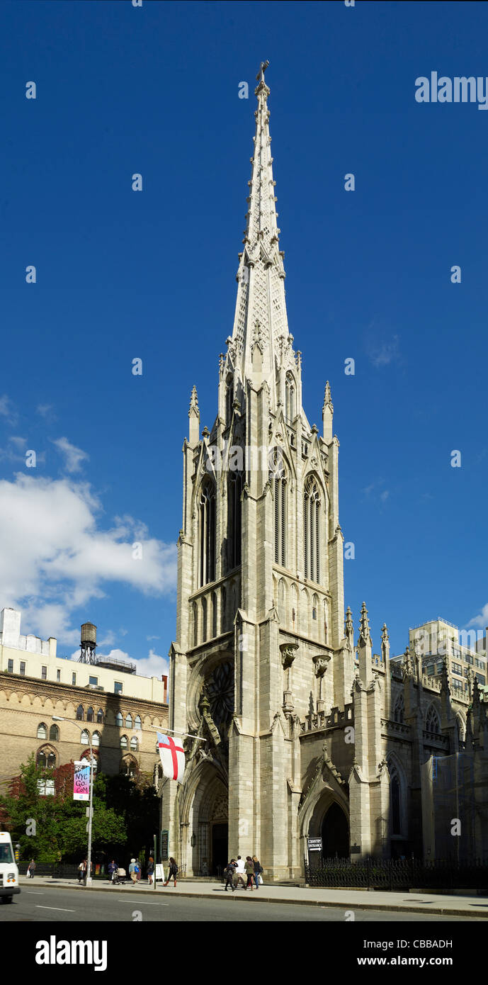 Grace Church, Broadway, New York Banque D'Images