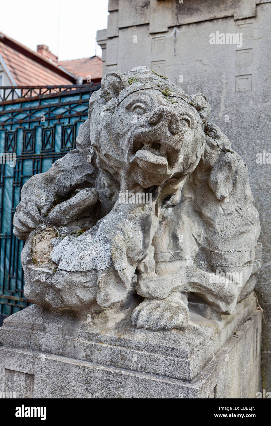 Locaux du château inférieur à Panenske Brezany où résidait Reinhard ...